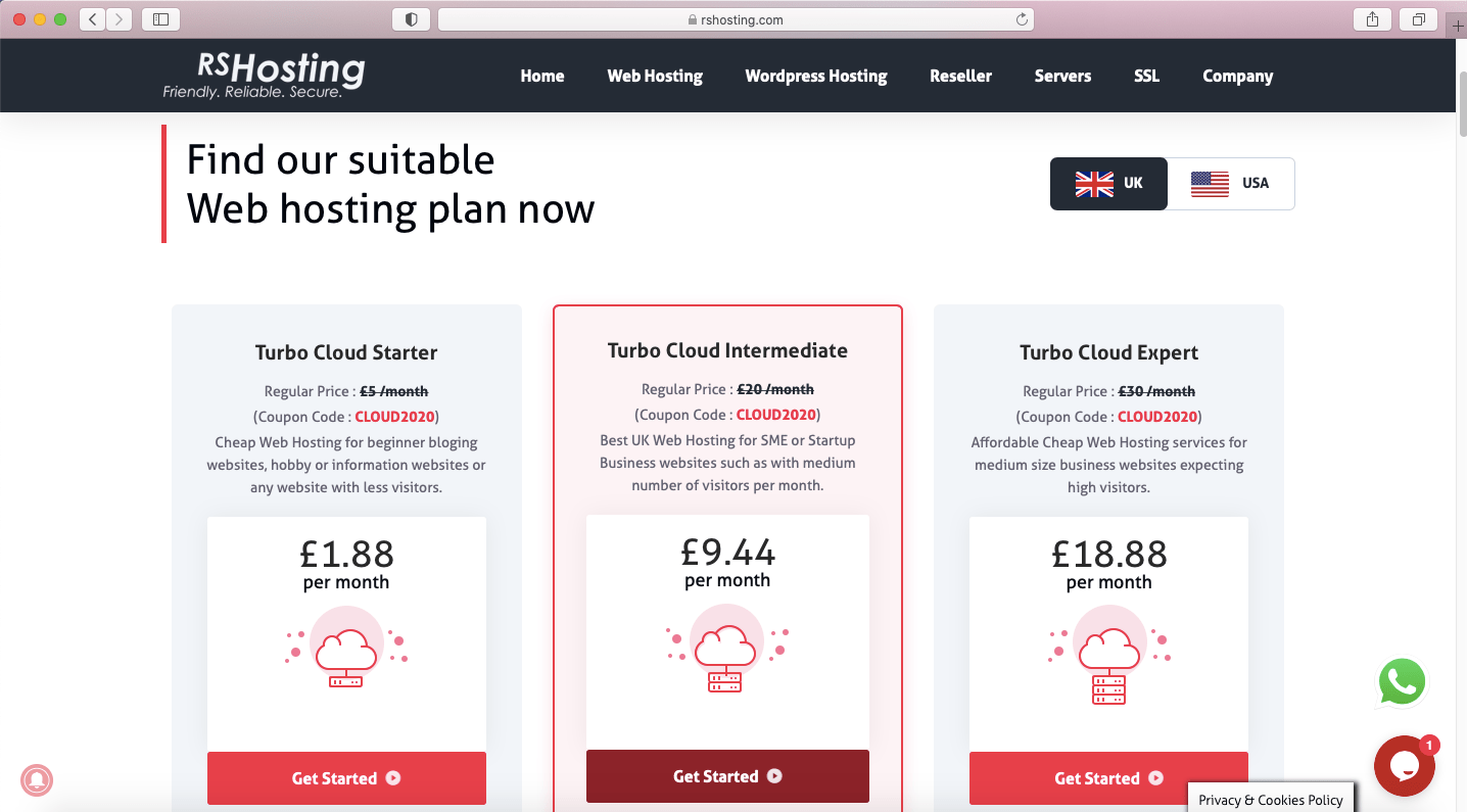 How to order web hosting services