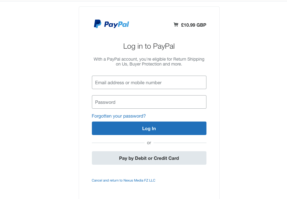 How to pay using credit card via Paypal