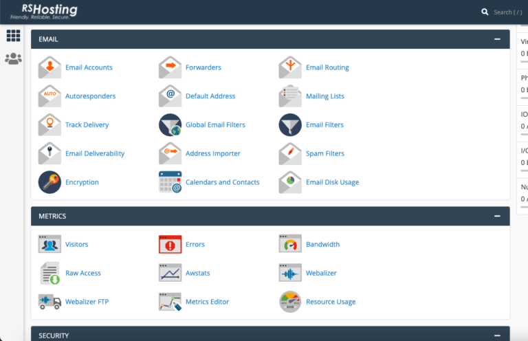 cPanel email