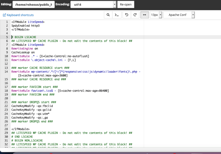 enable http3 cPanel
